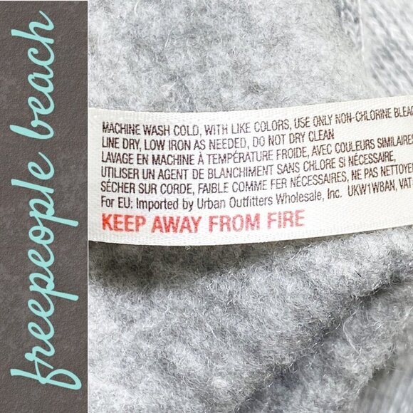 FREE PEOPLE BEACH Sleeveless Fleece Lined Cowl Neck Sweater Dress, Size XS - Picture 6 of 9